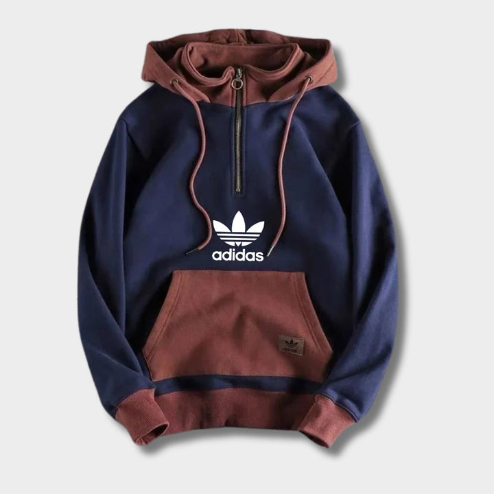 AD - Hoodie with a Half-Zipper