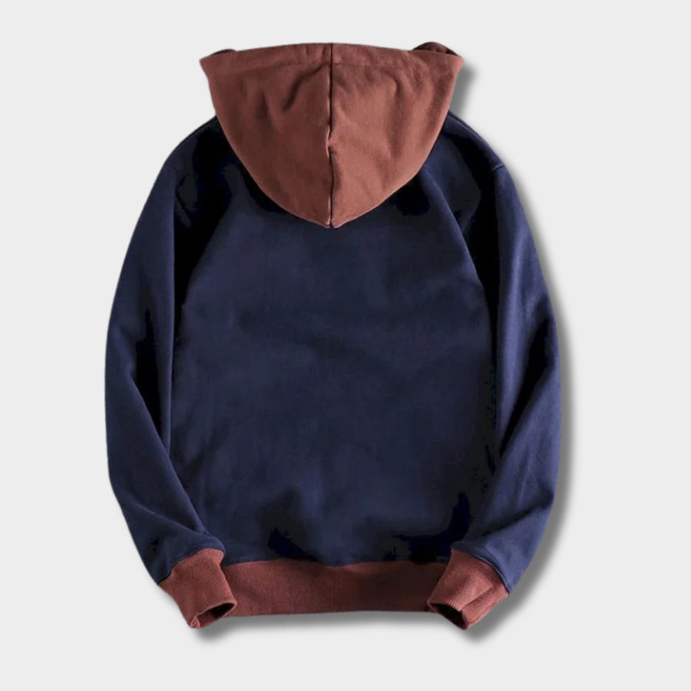 AD - Hoodie with a Half-Zipper
