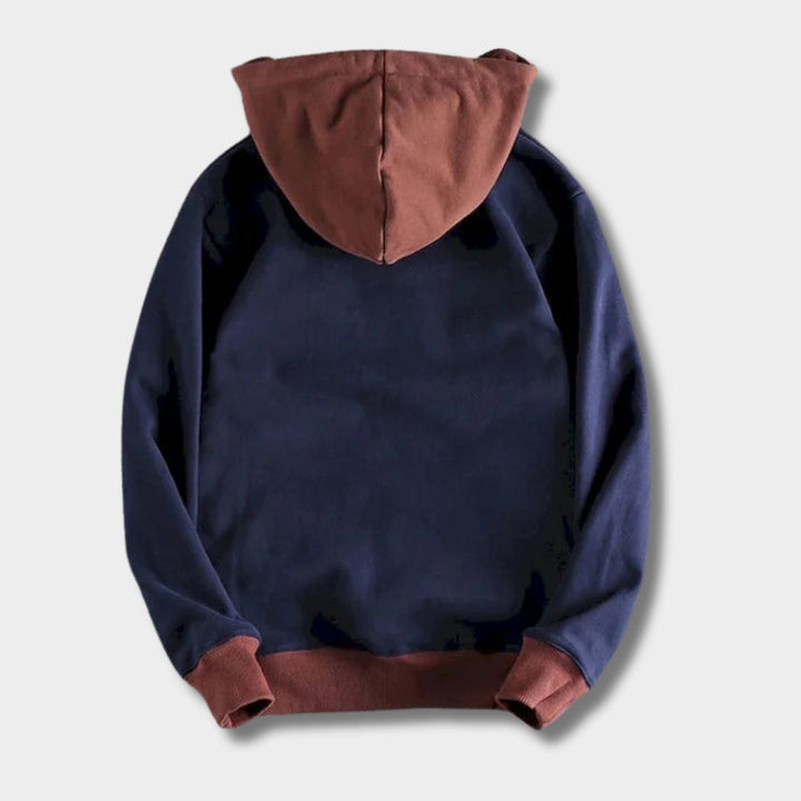 AD - Hoodie with a Half-Zipper