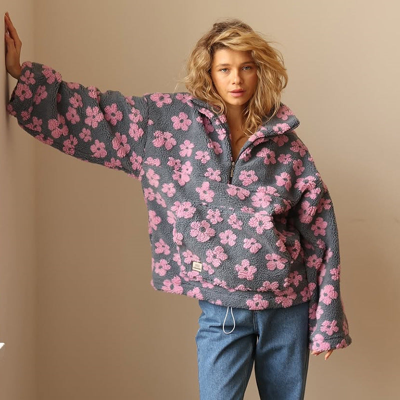 Aveline Petal Fleece Women's Pullover
