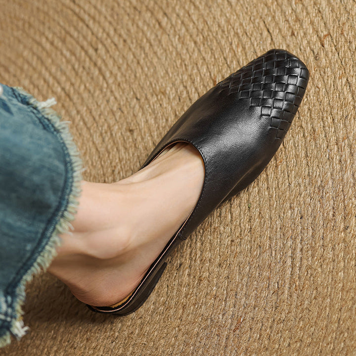 Milano Genuine Leather Mules
