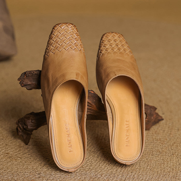 Milano Genuine Leather Mules
