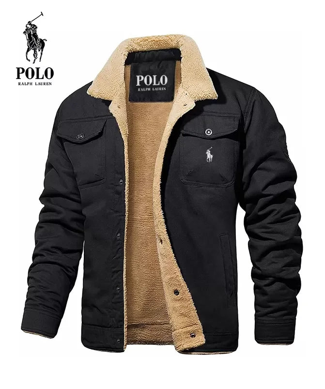 RL - Heritage jacket with sherpa lining