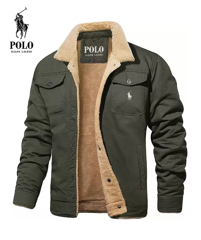 RL - Heritage jacket with sherpa lining